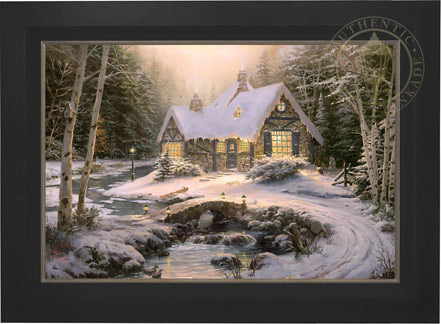 Winter Light Cottage, by Thomas Kinkade Studios
