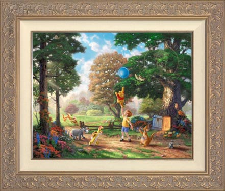 Winnie the Pooh II, by Thomas Kinkade Studios