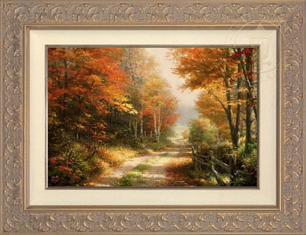 A Walk Down Autumn Lane, by Thomas Kinkade Studios