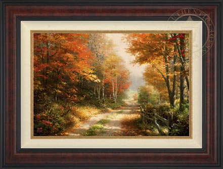 A Walk Down Autumn Lane, by Thomas Kinkade Studios