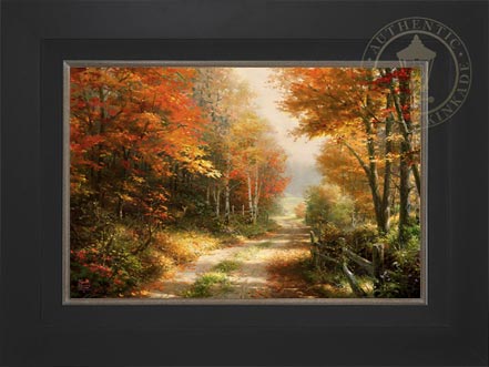 A Walk Down Autumn Lane, by Thomas Kinkade Studios