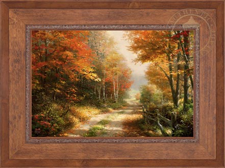A Walk Down Autumn Lane, by Thomas Kinkade Studios