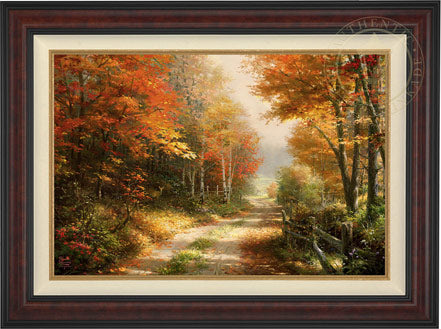 A Walk Down Autumn Lane, by Thomas Kinkade Studios