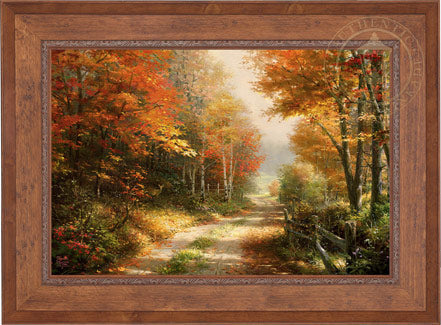 A Walk Down Autumn Lane, by Thomas Kinkade Studios