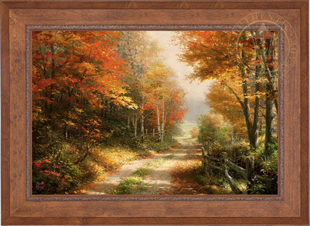 A Walk Down Autumn Lane, by Thomas Kinkade Studios