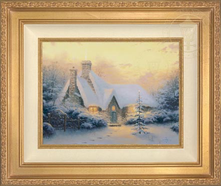 Christmas Tree Cottage, by Thomas Kinkade