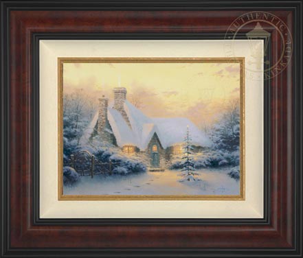 Christmas Tree Cottage, by Thomas Kinkade