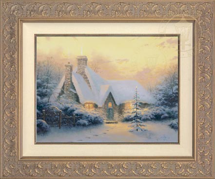 Christmas Tree Cottage, by Thomas Kinkade